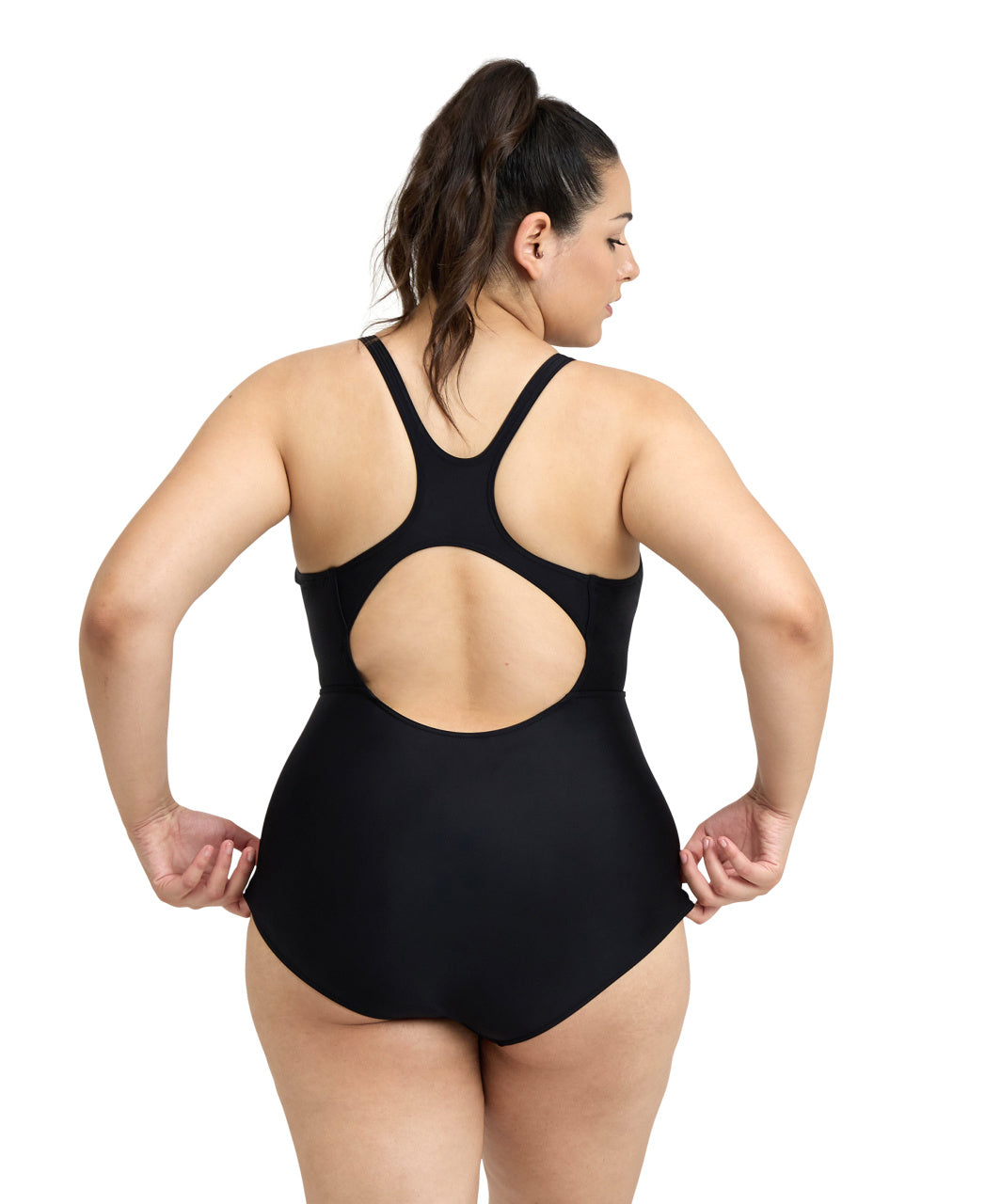 Arena Women's Control Pro Back Panel Plus One Piece Swimsuit  One Piece Swimsuits  Arena