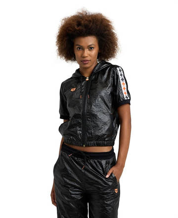 Arena Womens Arena 50th Black Hooded Jacket  Hoodie  Arena