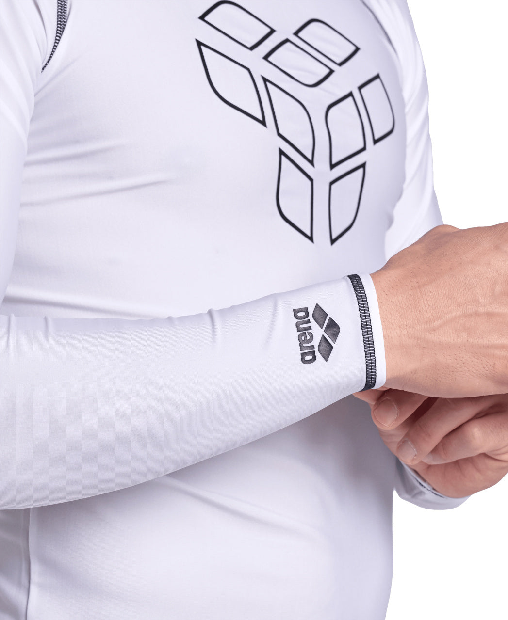 Arena Men's Rashguard Vest Graphic Long Sleeve  Rashguard  Arena