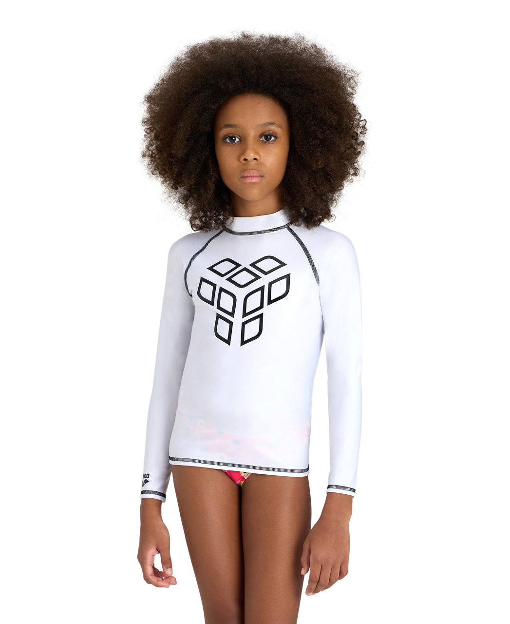 Arena Unisex Jr Arena Rash Vest Long Sleeve Graphic