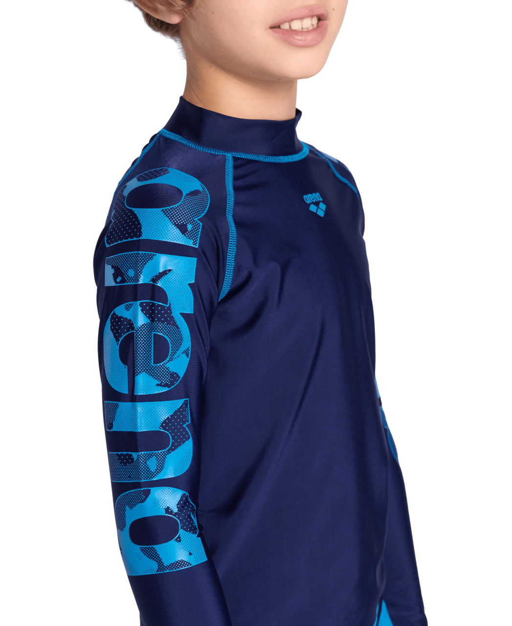 Arena Unisex Jr Arena Rash Vest Long Sleeve Graphic