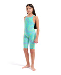 Arena Girls Powerskin ST Next Limited Edition One Piece Tech Suit- Snakeskin  Girls Tech Suit  Arena
