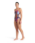 Arena Women's Reversible One Piece Swimsuit Challenge Back  One Piece Swimsuits  Arena
