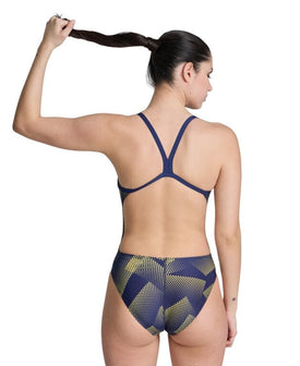 Arena Women Halftone Challenge Back One Piece Swimsuit