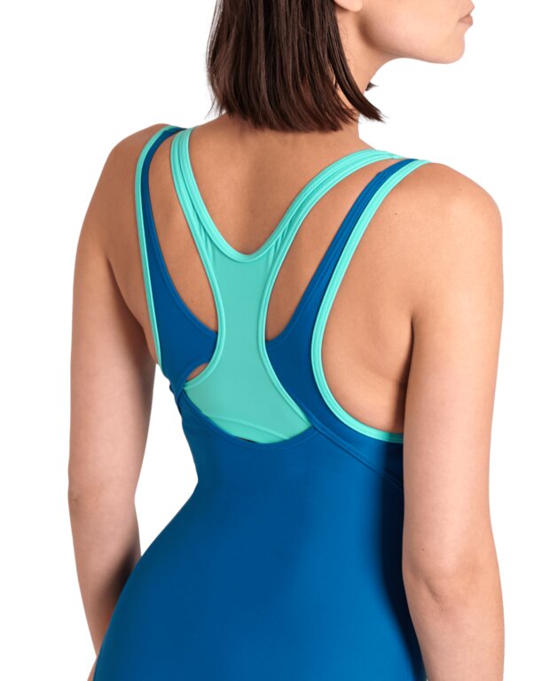 Arena Women's Swimsuit Solid Control Hi-Power Back One Piece  One Piece Swimsuits  Arena