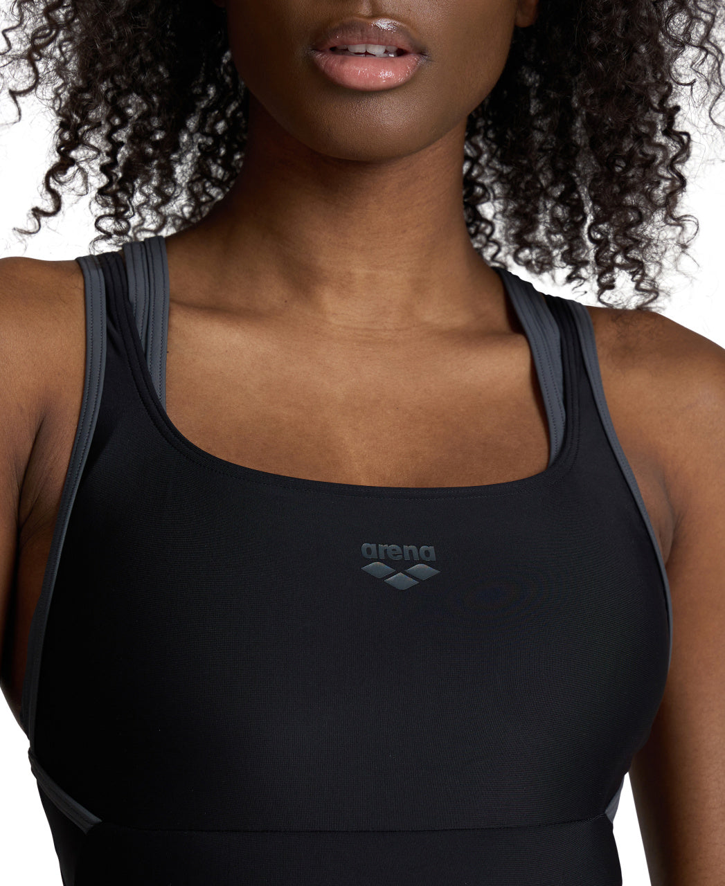 Arena Women's Swimsuit Solid Control Hi-Power Back One Piece  One Piece Swimsuits  Arena