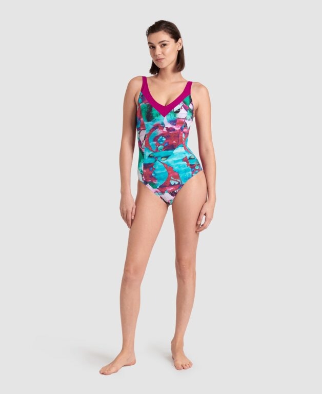 Arena Women's Bodylift Swimsuit Stefania Wing Back One Piece Swimsuit  One Piece Swimsuits  Arena