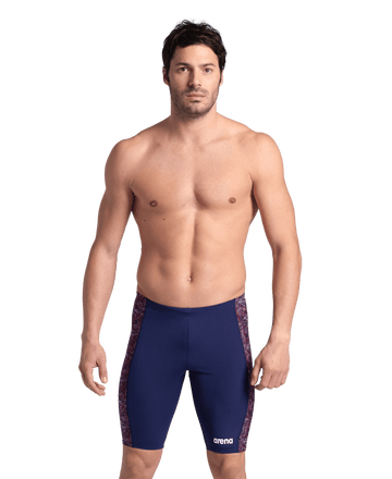 Arena Men's Abstract Tiles Swim Tech Jammer