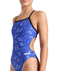 Arena Womens Escape One Piece Swimsuit Challenge Back  Swim Team Prints  Arena