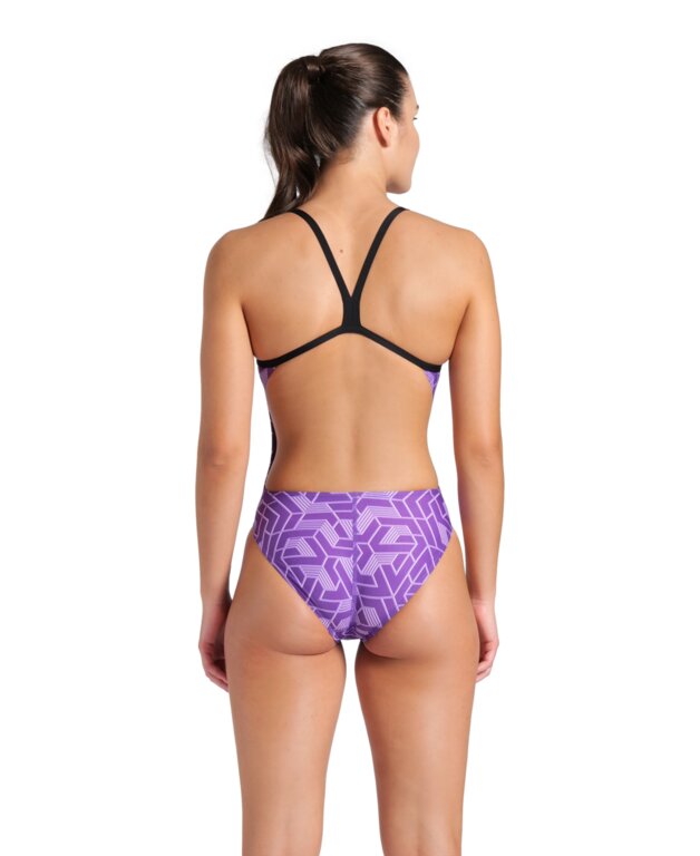 Arena Womens Escape One Piece Swimsuit Challenge Back  Swim Team Prints  Arena