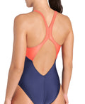Arena Women's Multi Panels One Piece Swimsuit V Back  One Piece Swimsuits  Arena