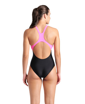 Arena Women's Stripe One Piece Swimsuit Swim Pro Back  One Piece Swimsuits  Arena