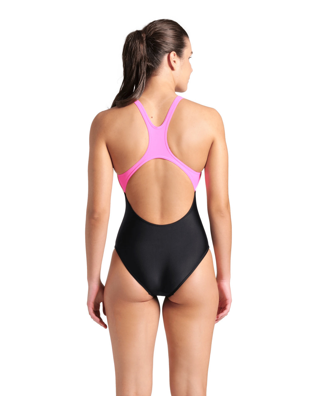 Arena Women's Stripe One Piece Swimsuit Swim Pro Back  One Piece Swimsuits  Arena