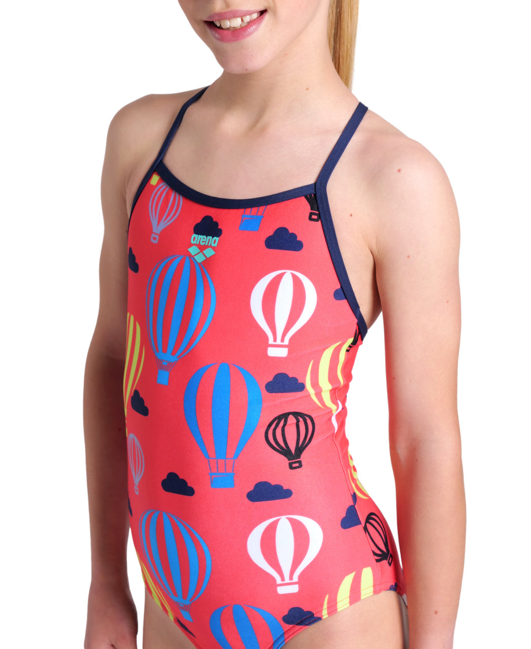 Arena Girl's Balloons One Piece Swimsuit Lightdrop Back  Girls One Piece  Arena
