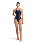 Arena Women's One Metallic Paint Swimsuit  One Piece  Arena