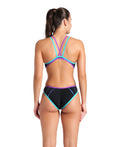 Arena Women's One Metallic Paint Swimsuit  One Piece  Arena