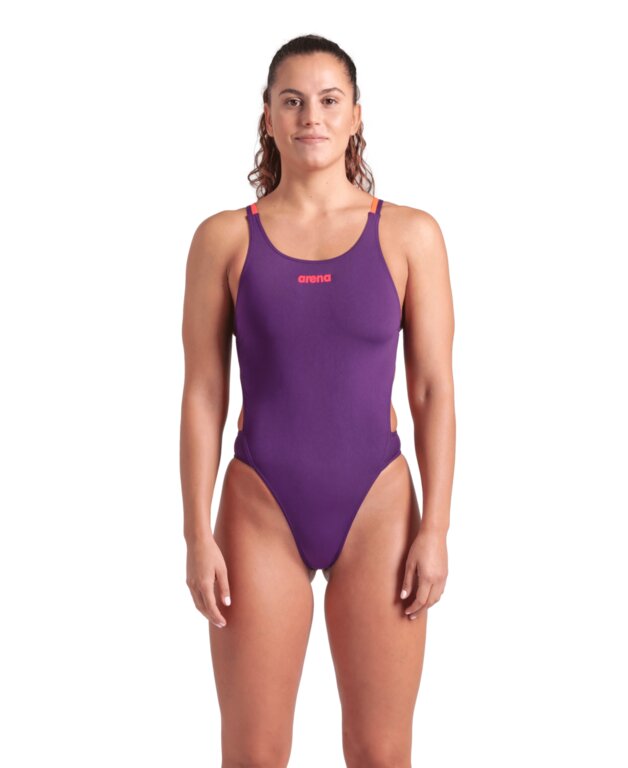 Arena Women's One Piece Swimsuit Tech Multi Solid Extended Color  Swim Team Prints  Arena