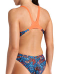 Arena Women's Micro Floral One Piece Swimsuit Swim Tech Back  One Piece Swimsuits  Arena