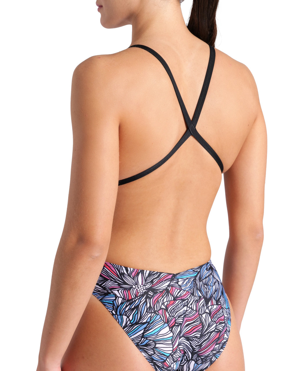 Arena Women's Dahlia Swimsuit Xcross Back One Piece Swimsuit  One Piece Swimsuits  Arena