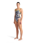 Arena Women's Open Your Eyes One Piece Swimsuit Lace Back  One Piece Swimsuits  Arena