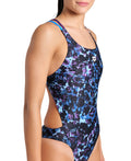 Arena Women's Rockin One Piece Swimsuit Swim Tech Multi  One Piece Swimsuits  Arena