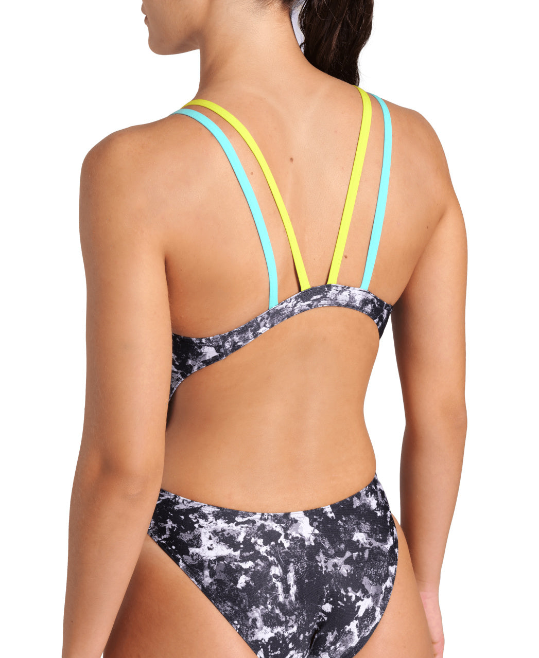 Arena Women's Rockin One Piece Swimsuit Swim Tech Multi  One Piece Swimsuits  Arena