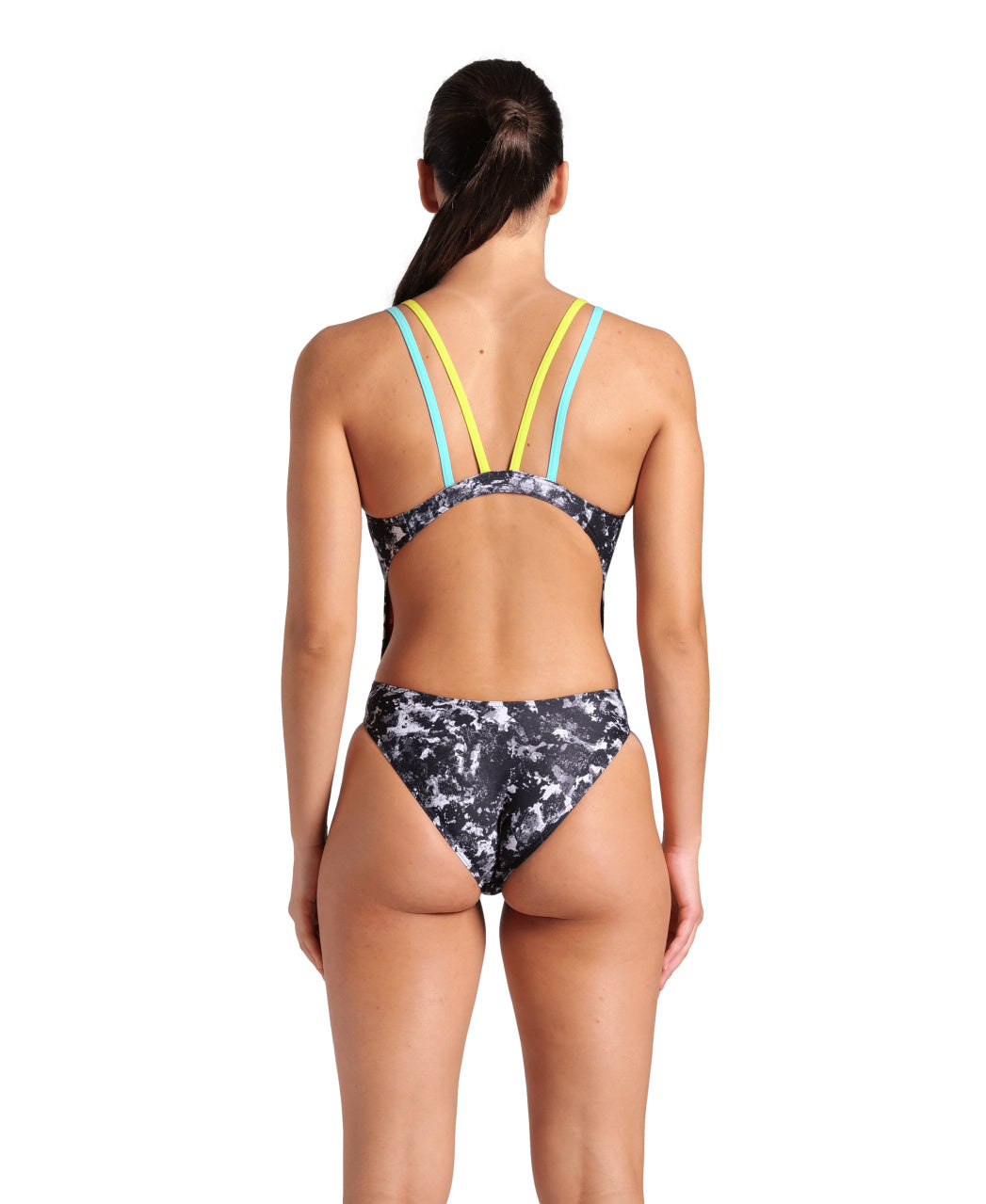 Arena Women's Rockin One Piece Swimsuit Swim Tech Multi  One Piece Swimsuits  Arena