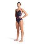 Arena Women's Mosaic One Piece Swimsuit Swim Pro Back  One Piece Swimsuits  Arena