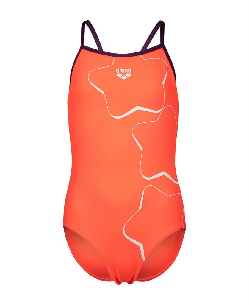 Arena Girl's Star Graphic Lightdrop Back One Piece Swimsuit  Girls One Piece  Arena