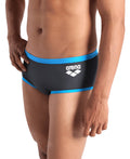 Arena Men's One Low Waist Short Big Logo Swim Trunks  Swimming Briefs for Men  Arena