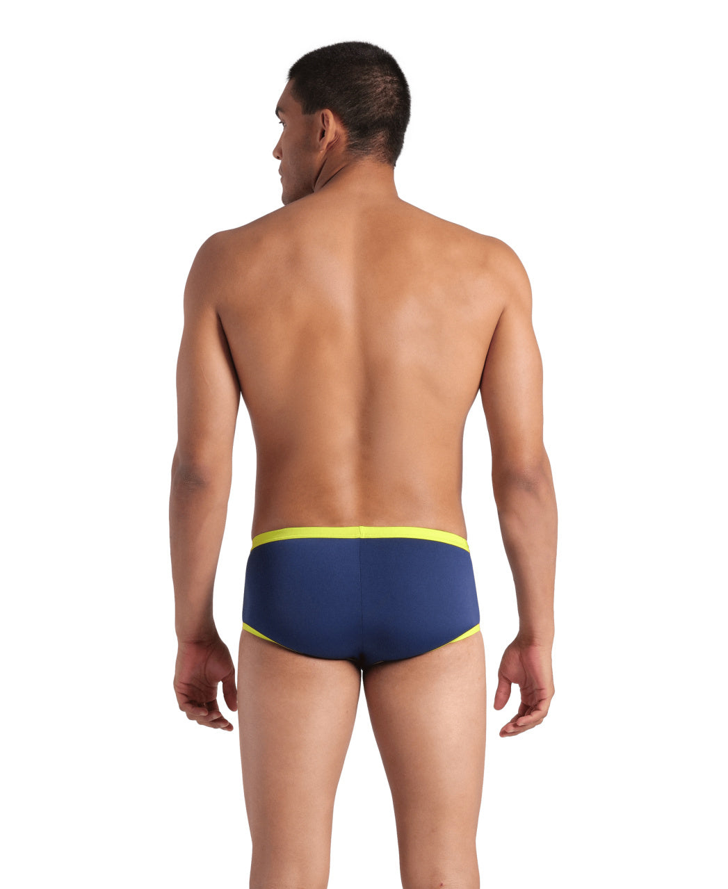 Arena Men's One Low Waist Short Big Logo Swim Trunks  Swimming Briefs for Men  Arena