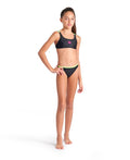Arena Girl's Two Pieces Swimsuit Solid  Girls Bikini Set  Arena