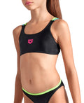 Arena Girl's Two Pieces Swimsuit Solid  Girls Bikini Set  Arena
