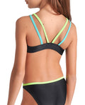 Arena Girl's Two Pieces Swimsuit Solid  Girls Bikini Set  Arena