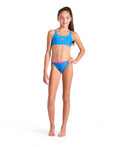 Arena Girl's Two Pieces Swimsuit Solid  Girls Bikini Set  Arena
