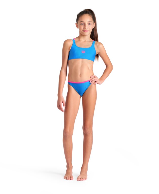 Arena Girl's Two Pieces Swimsuit Solid  Girls Bikini Set  Arena