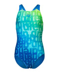 Arena Girl’s Multi Colors V Back One Piece Swimsuit  Girls One Piece  Arena