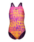Arena Girl’s Multi Colors V Back One Piece Swimsuit  Girls One Piece  Arena