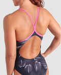 Arena Women's Frozen Leave Lightdrop Back One Piece Swimsuit  One Piece Swimsuits  Arena