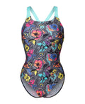 Arena Women's Vivid Repeat Swim Pro Back One Piece Swimsuit  One Piece Swimsuits  Arena