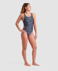 Arena Women's Confetti Swim Tech Multi One Piece Swimsuit  One Piece Swimsuits  Arena