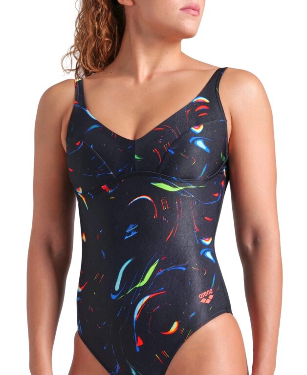 Arena Women's Shapewear Abyss U Back One Piece Swimsuit  One Piece Swimsuits  Arena