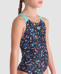 Arena Girl's Confetti Swim Pro Back One Piece Swimsuit  Girls One Piece  Arena