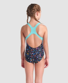 Arena Girl's Confetti Swim Pro Back One Piece Swimsuit  Girls One Piece  Arena