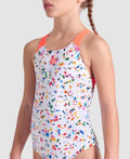 Arena Girl's Confetti Swim Pro Back One Piece Swimsuit  Girls One Piece  Arena