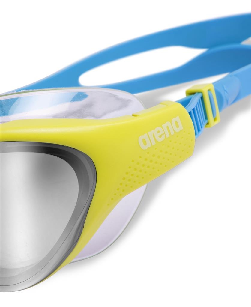 Arena The One Mask Jr Mirror Silver-Soft_Green-Blue_Cosmo / NS
