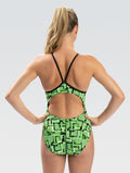 Dolfin Reliance Bionic V-Back One Piece Swimsuit  Two Year Team Prints (2025-2026)  Dolfin
