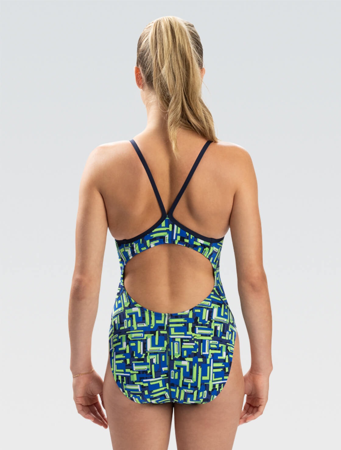 Dolfin Reliance Bionic V-Back One Piece Swimsuit  Two Year Team Prints (2025-2026)  Dolfin