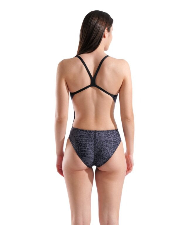Arena Women's Snakeskin Challenge One Piece Swimsuit  One Piece Swimsuits  Arena