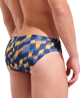 Arena Men's Wave Printed Team Swim Brief